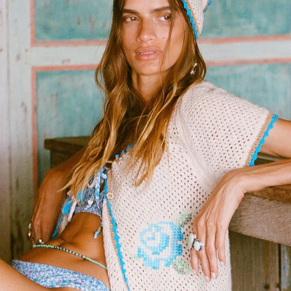 Spell Coastal Granny short sleeve top